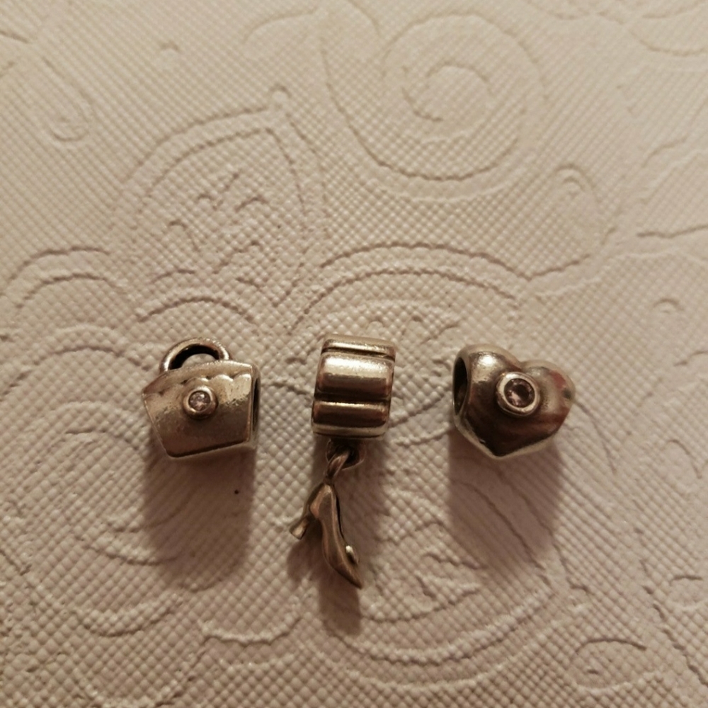 3 Pandora charms ....Authentic